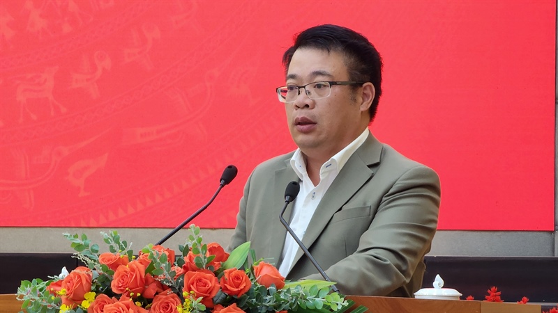 Ông Nguyễn Ngọc Phúc, Phó Chủ tịch UBND tỉnh Lâm Đồng phát biểu